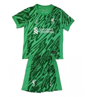 Liverpool Goalkeeper Replica Away Stadium Kit for Kids 2024-25 Short Sleeve (+ pants)